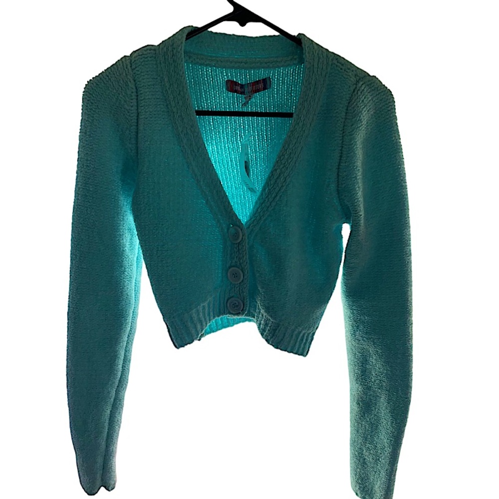 Urban Outfitters UO Maura Chenille Cropped Cardigan